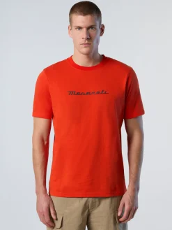 T-shirts^North Sails 'T-shirt With Maxi Trident PUREED PUMPKIN