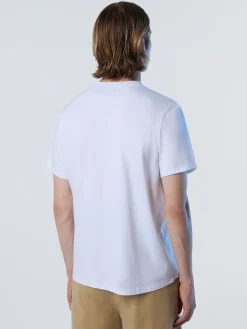 T-shirts^North Sails 'T-shirt With North Tech Patch WHITE