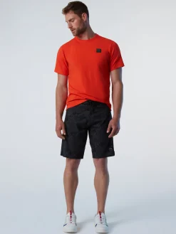 T-shirts^North Sails 'T-shirt With North Tech Patch BRIGHT ORANGE