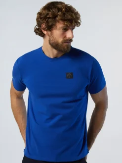 T-shirts^North Sails 'T-shirt With North Tech Patch SURF BLUE
