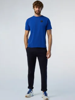 T-shirts^North Sails 'T-shirt With North Tech Patch SURF BLUE