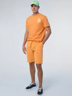 T-shirts^North Sails 'T-shirt With Palm Tree Print TANGERINE