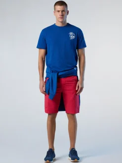 T-shirts^North Sails 'T-shirt With Palm Tree Print OCEAN BLUE