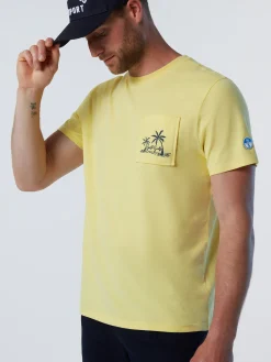 T-shirts^North Sails 'T-shirt With Palm Tree Print LIMELIGHT