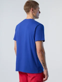 T-shirts^North Sails 'T-shirt With Palm Tree Print SURF BLUE