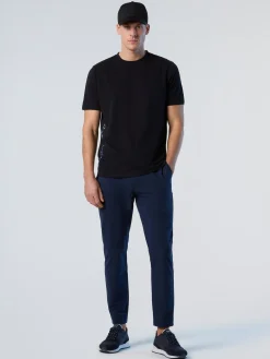 T-shirts^North Sails 'T-shirt With Patterned Trident BLACK