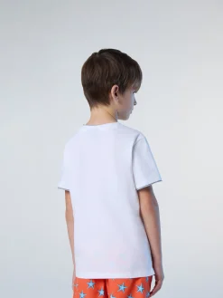 T-shirts^North Sails 'T-shirt With Photo Print Logo WHITE