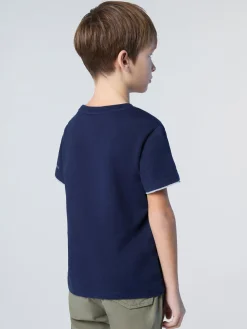 T-shirts^North Sails 'T-shirt With Photo Print Logo NAVY BLUE