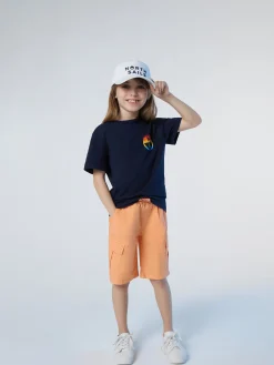 T-shirts^North Sails 'T-shirt With Rainbow Prints NAVY BLUE