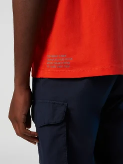 Outlet^North Sails 'T-shirt With Reflective Logo BRIGHT ORANGE