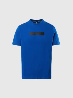 Outlet^North Sails 'T-shirt With Reflective Logo OCEAN BLUE