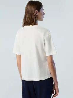 Outlet^North Sails 'T-shirt With Slogan Prints MARSHMALLOW