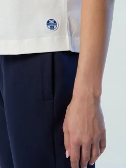 Outlet^North Sails 'T-shirt With Slogan Prints MARSHMALLOW
