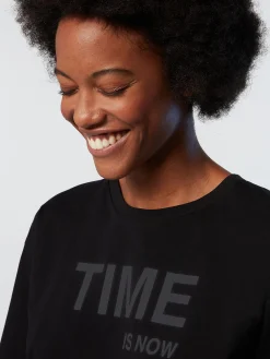 Outlet^North Sails 'T-shirt With Slogan Prints BLACK