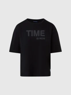 Outlet^North Sails 'T-shirt With Slogan Prints BLACK