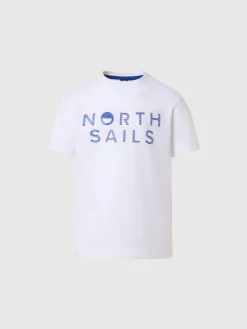 T-shirts^North Sails 'T-shirt With Striped Print WHITE