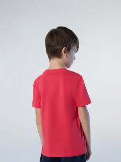 T-shirts^North Sails 'T-shirt With Striped Print WATERMELON