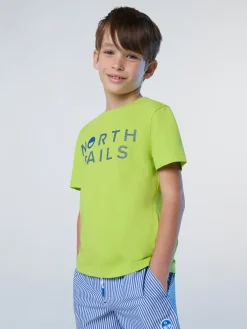 T-shirts^North Sails 'T-shirt With Striped Print ACID LIME