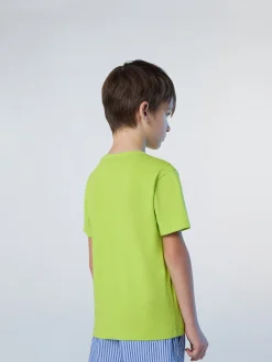 T-shirts^North Sails 'T-shirt With Striped Print ACID LIME