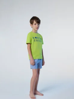 T-shirts^North Sails 'T-shirt With Striped Print ACID LIME