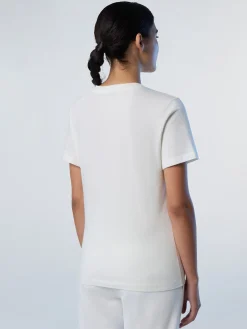 T-shirts & Tops^North Sails 'T-shirt With Tonal Print MARSHMALLOW
