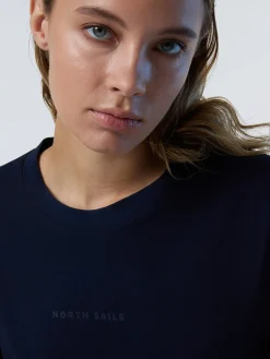 T-shirts & Tops^North Sails 'T-shirt With Tonal Print NAVY BLUE