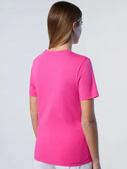 T-shirts & Tops^North Sails 'T-shirt With Tonal Print FUXIA PURPLE