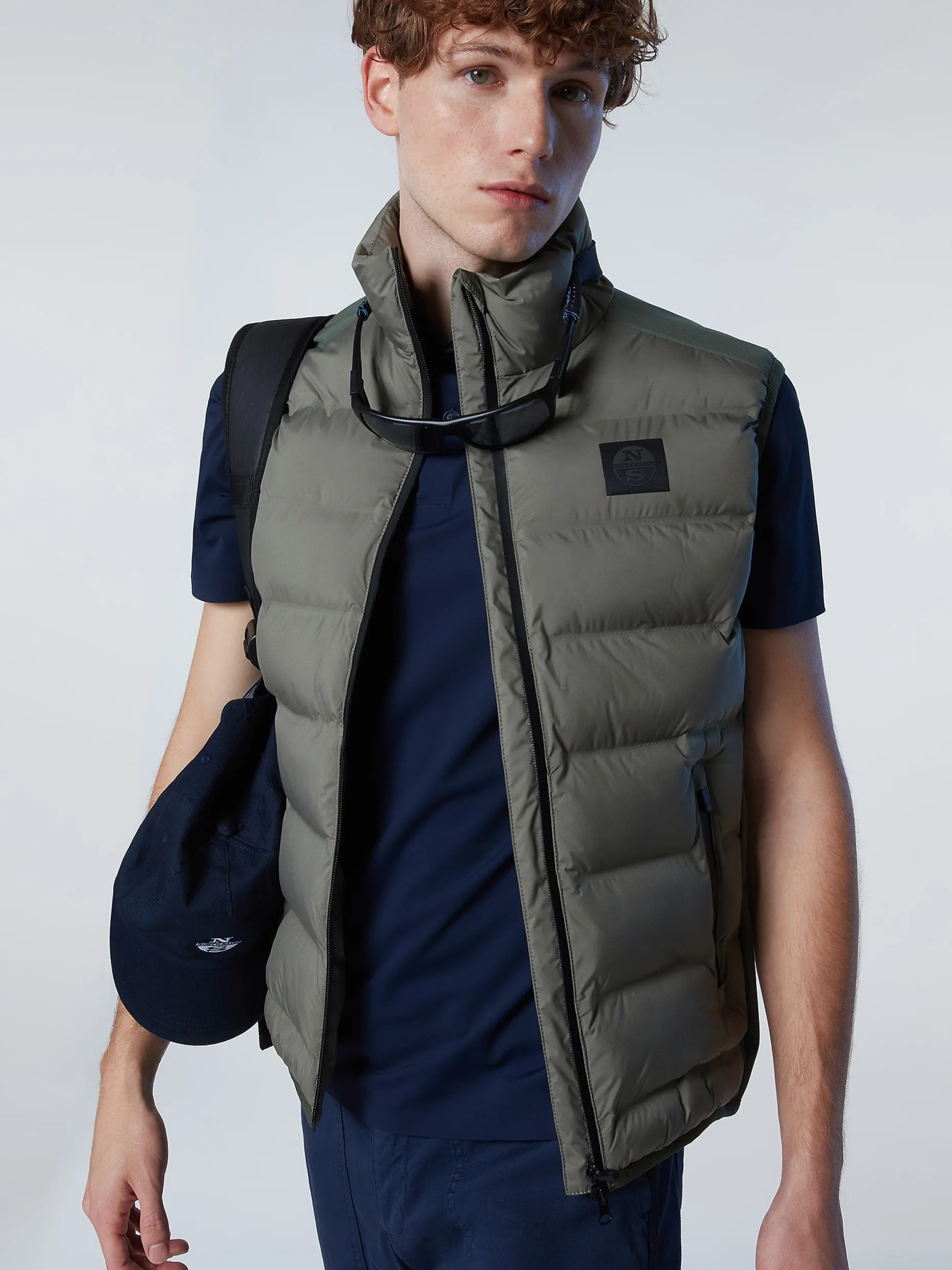 Outlet^North Sails 'Utility Vest MILITARY GREEN