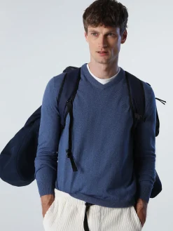 Outlet^North Sails 'V-neck Jumper DARK DENIM