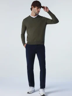Outlet^North Sails 'V-neck Jumper IVY GREEN
