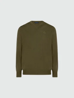 Outlet^North Sails 'V-neck Jumper IVY GREEN