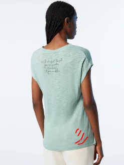 Outlet^North Sails 'V-neck Top GRANITE GREEN