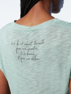 Outlet^North Sails 'V-neck Top GRANITE GREEN