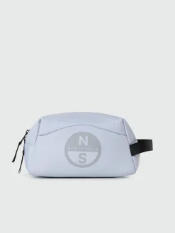 Bags^North Sails 'Wash Bag With Logo Print GREY VIOLET