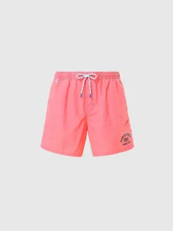Outlet^North Sails 'Washed Fabric Swim Shorts SPICED CORAL