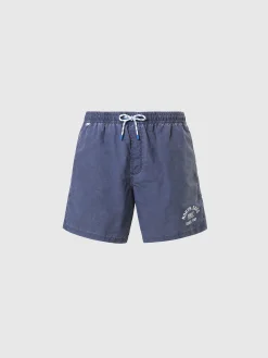 Outlet^North Sails 'Washed Fabric Swim Shorts DARK DENIM