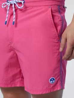 Beachwear^North Sails 'Washed Nylon Swim Shorts CALYPSO CORAL