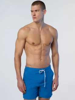 Beachwear^North Sails 'Washed Nylon Swim Shorts SURF BLUE