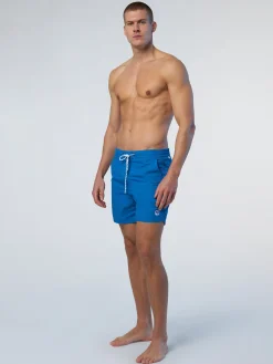 Beachwear^North Sails 'Washed Nylon Swim Shorts SURF BLUE