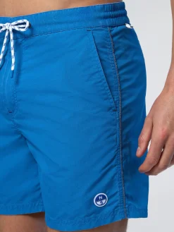 Beachwear^North Sails 'Washed Nylon Swim Shorts SURF BLUE