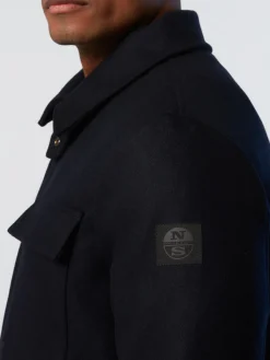 Outlet^North Sails 'Wharf Overshirt NAVY BLUE