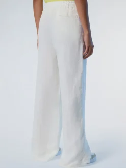 Trousers^North Sails 'Wide-leg Linen Pants MARSHMALLOW
