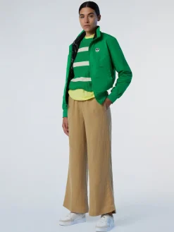 Trousers^North Sails 'Wide-leg Linen Pants HONEY