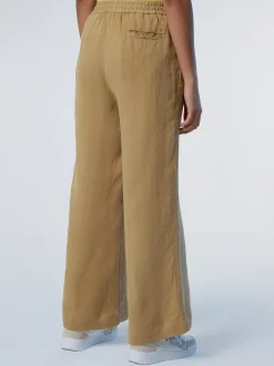 Trousers^North Sails 'Wide-leg Linen Pants HONEY