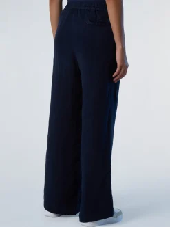 Trousers^North Sails 'Wide-leg Linen Pants NAVY BLUE
