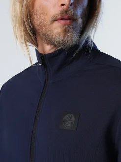 Outlet^North Sails 'Zip Sweatshirt With Pocket NAVY BLUE